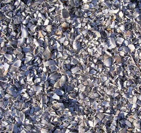What are crushed oyster shells used for?